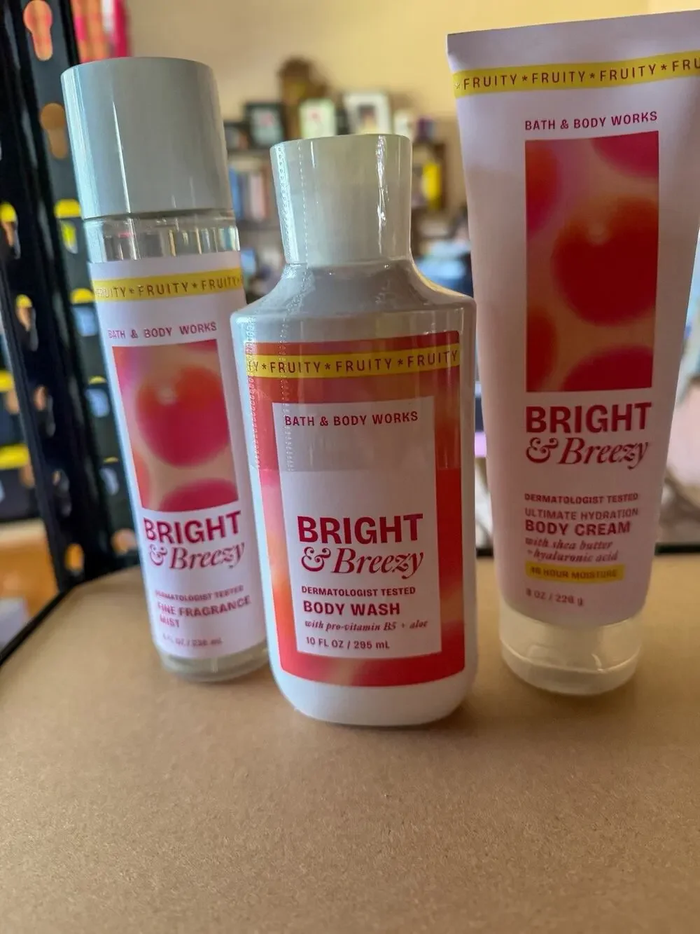 BATH AND BODY WORKS Bright And Breezy Body Cream, Wash And Mist NEW